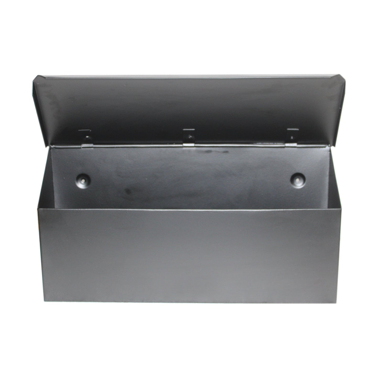 Long Metal Mailbox, Black