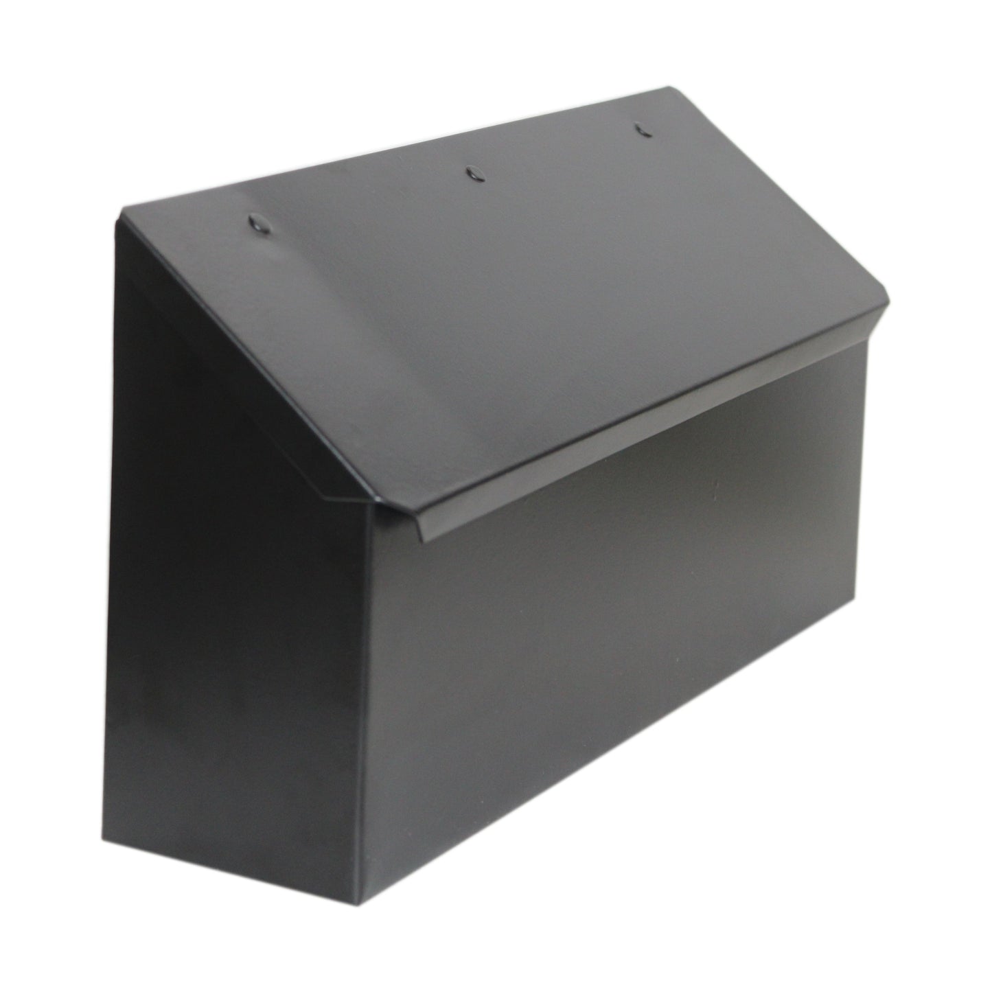 Long Metal Mailbox, Black