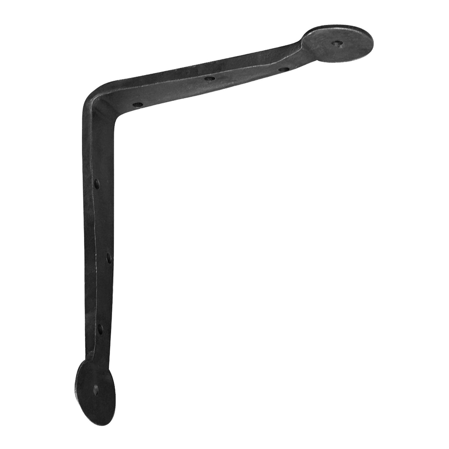 Hand-Forged Black Corner, Round End