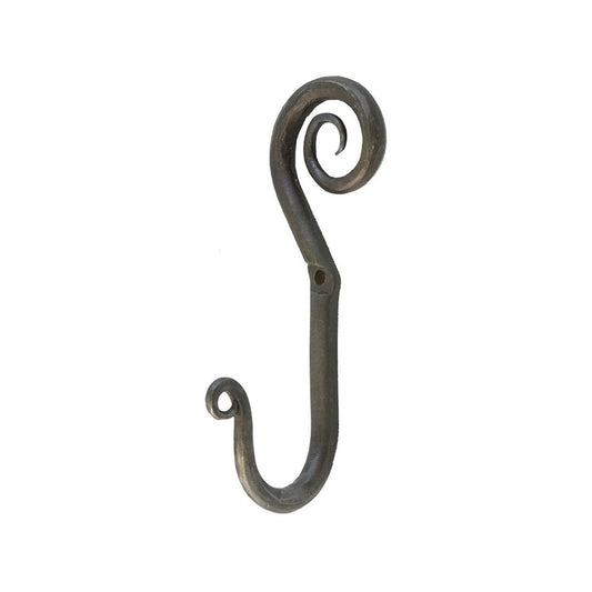 Hand-Forged Swirl Hook Small