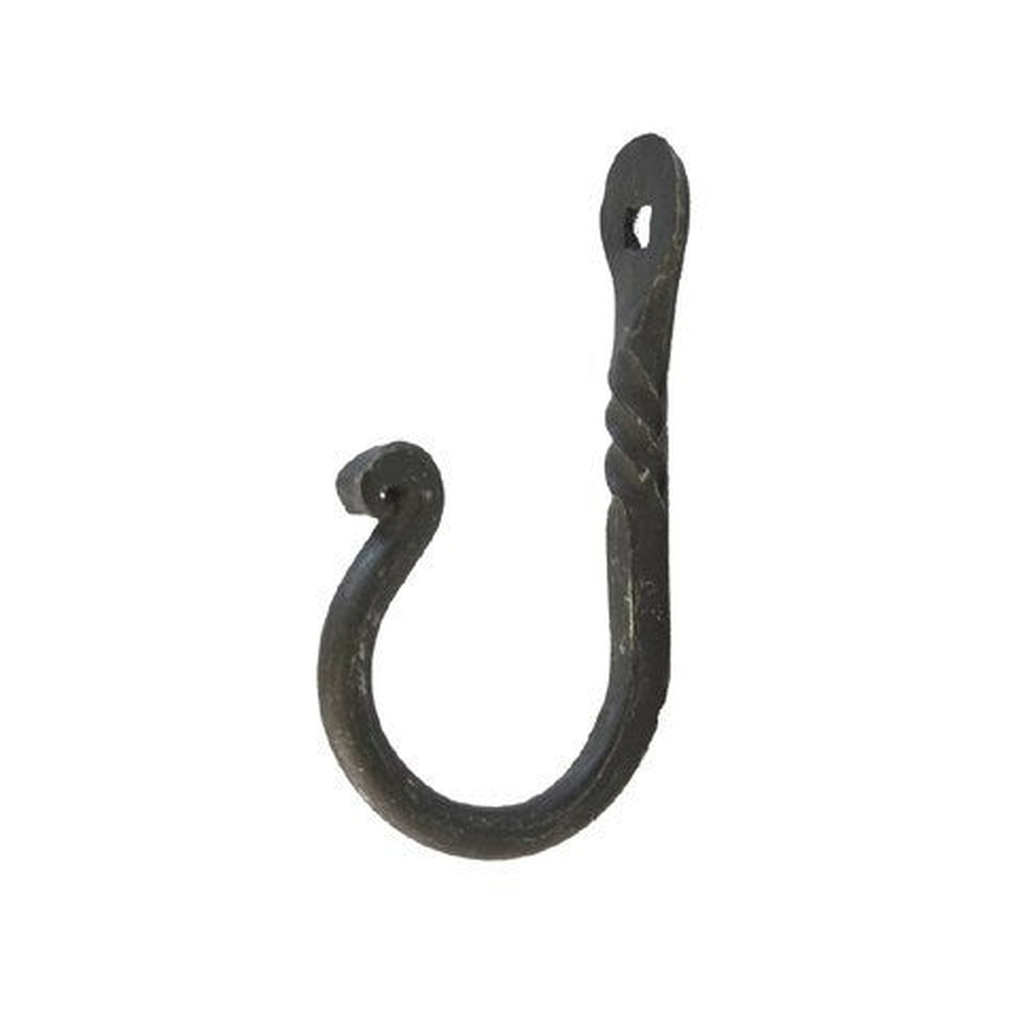 Hand-Forged Black Rope Hook