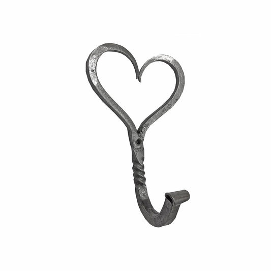 Hand-Forged Heart Hook Twist