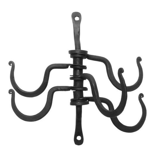 Handforged Foldable Multi Hooks Hanger