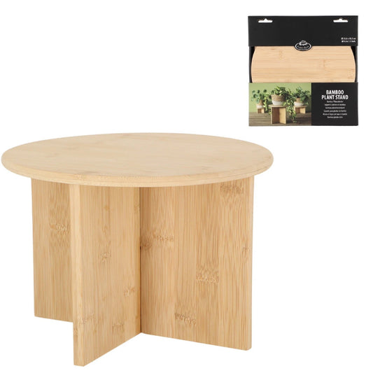 Plant Pot Stand Bamboo L