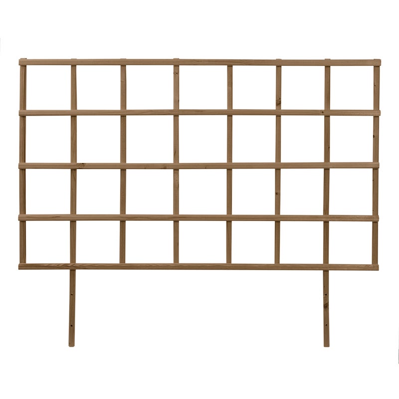 Brown Raised Bed Trellis L