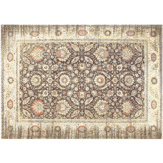 Woven Carpet, 4x6 feet, Warm Grey