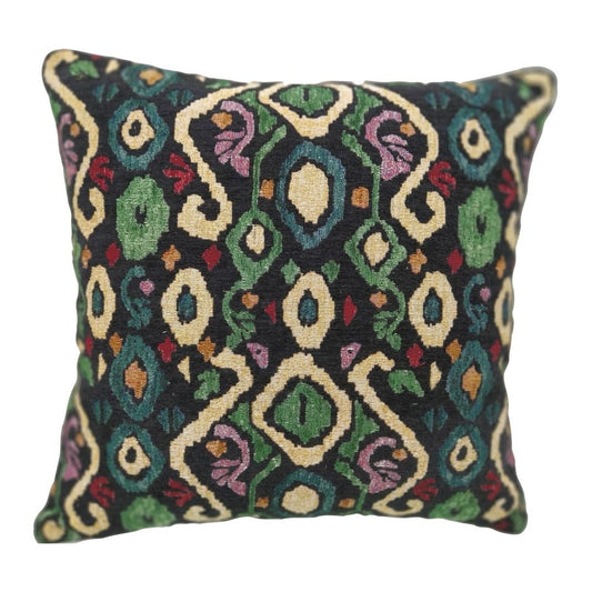 Lkat Woven Cushion, 23.6x23.6in, Spanish Multi