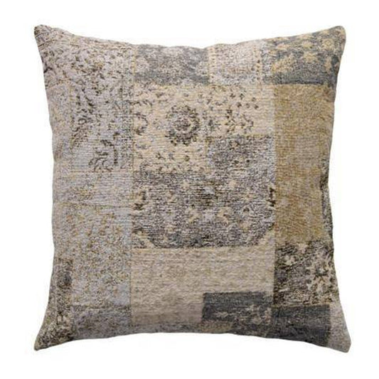 FL1023 Woven Cushion, 23.6x23.6in, Yellow Grey