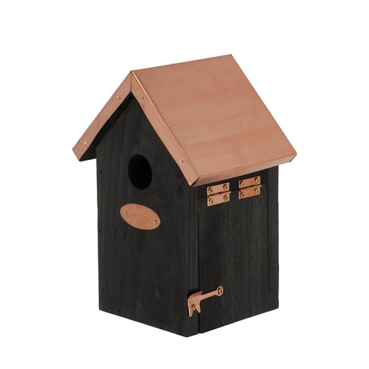 Bird House Black Copper Winter Wren