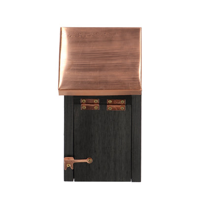 Bird House Black Copper Winter Wren