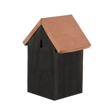 Bird House Black Copper Winter Wren