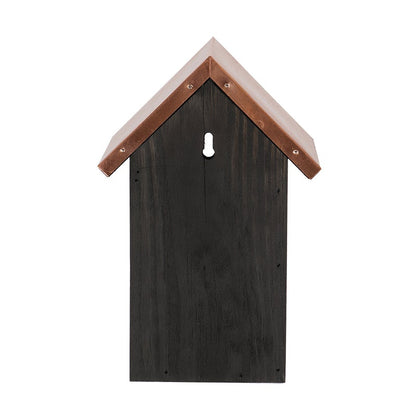 Bird House Black Copper Blue Tit