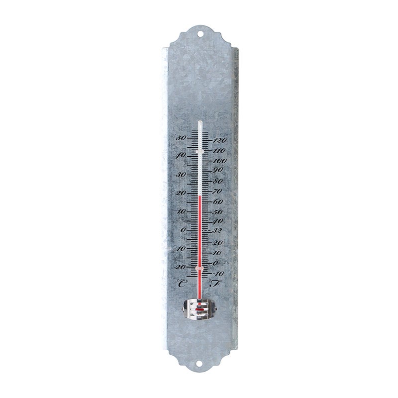 Old Zinc Thermometer 30cm