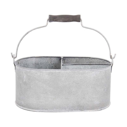 Old Zinc Oval Box/3 Compartments S