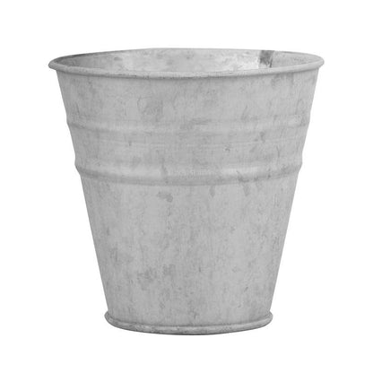 Old Zinc Flowerpot 12 cm