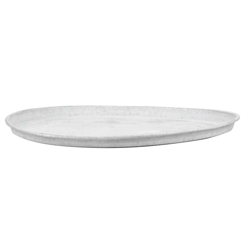 Old Zinc Saucer For 25 cm Pot