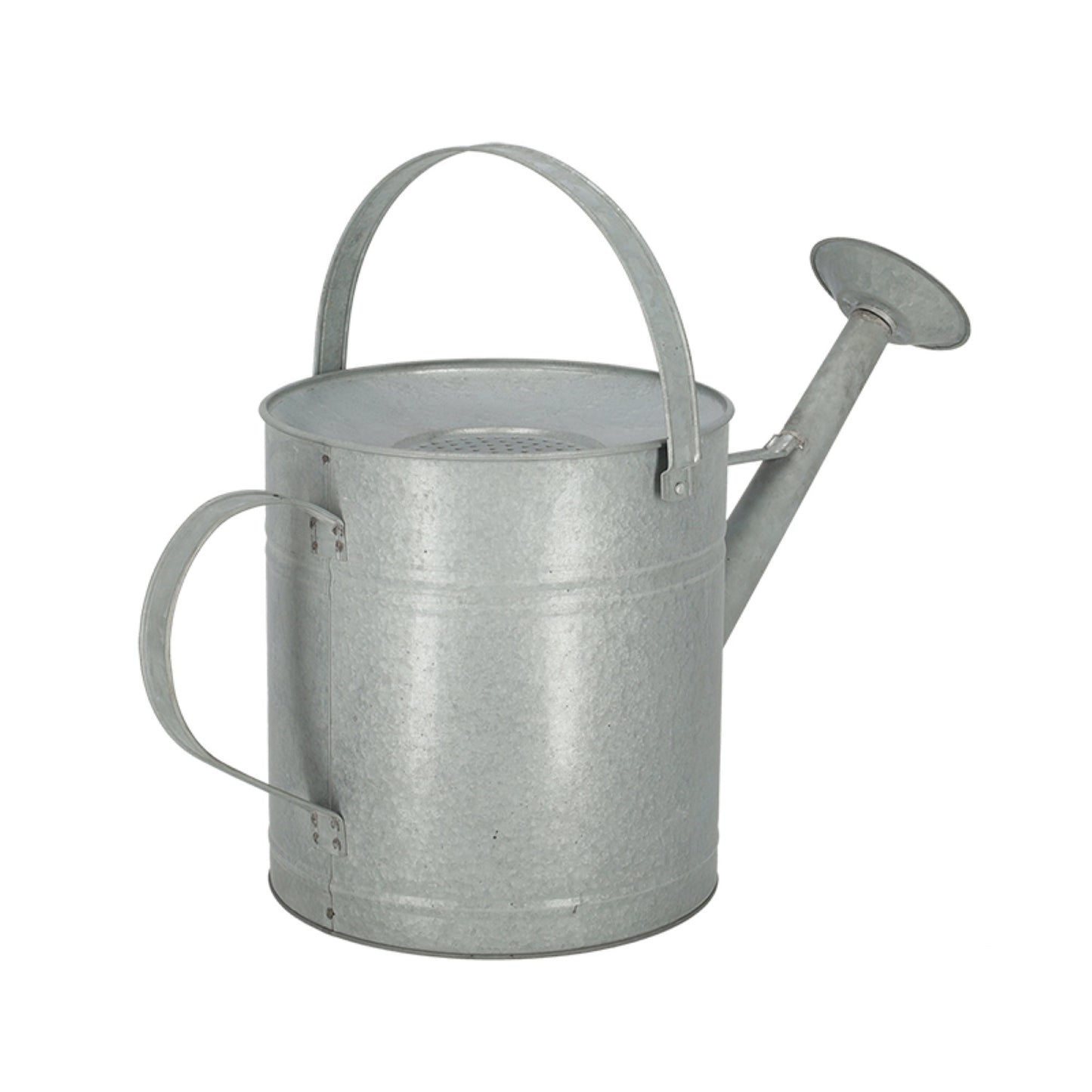 Old Zinc Watering Can With Funnel