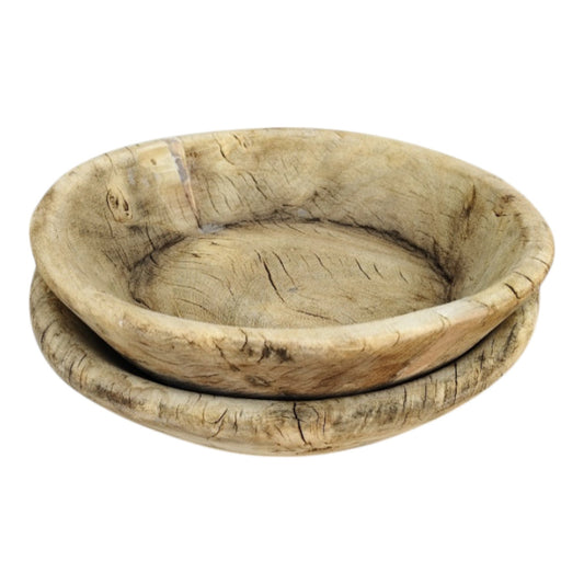 Wooden Chapati Bowls, Large