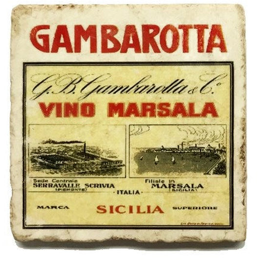 GAMBAROTTA Set/4 Coasters