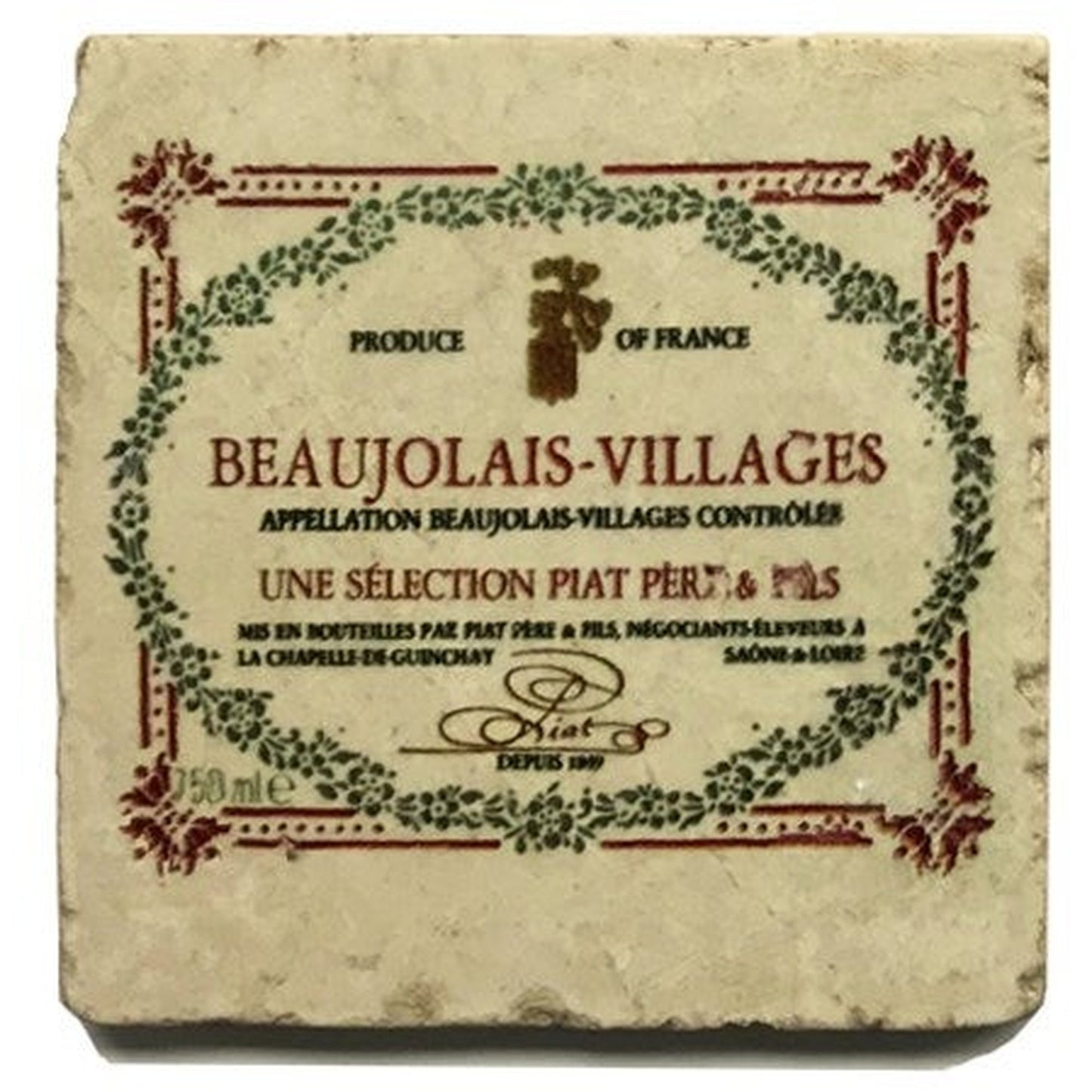 VILLAGES Set/4 Coasters