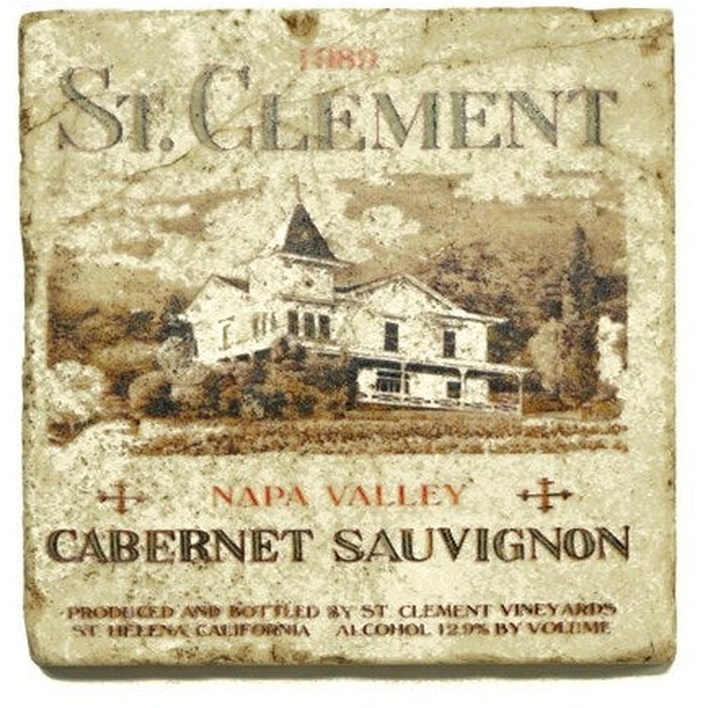 ST.CLEMENT Set/4 Coasters