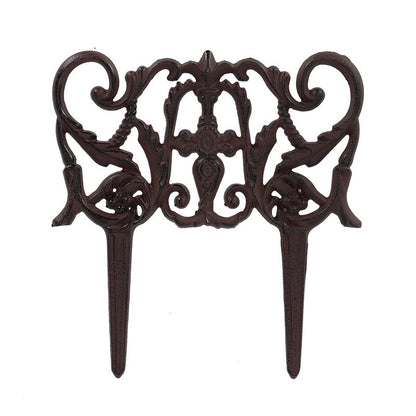 Elegant Cast Iron Lawn Fence