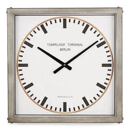 Pendulux Tempelhof Terminal Clock Grey