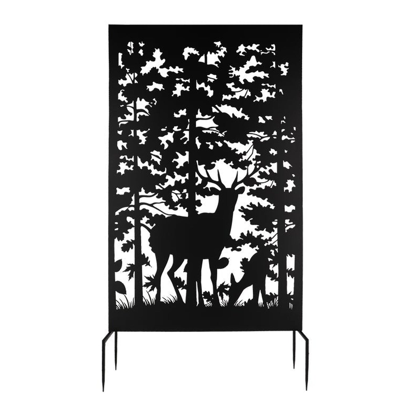 Privacy Screen With Deers Design