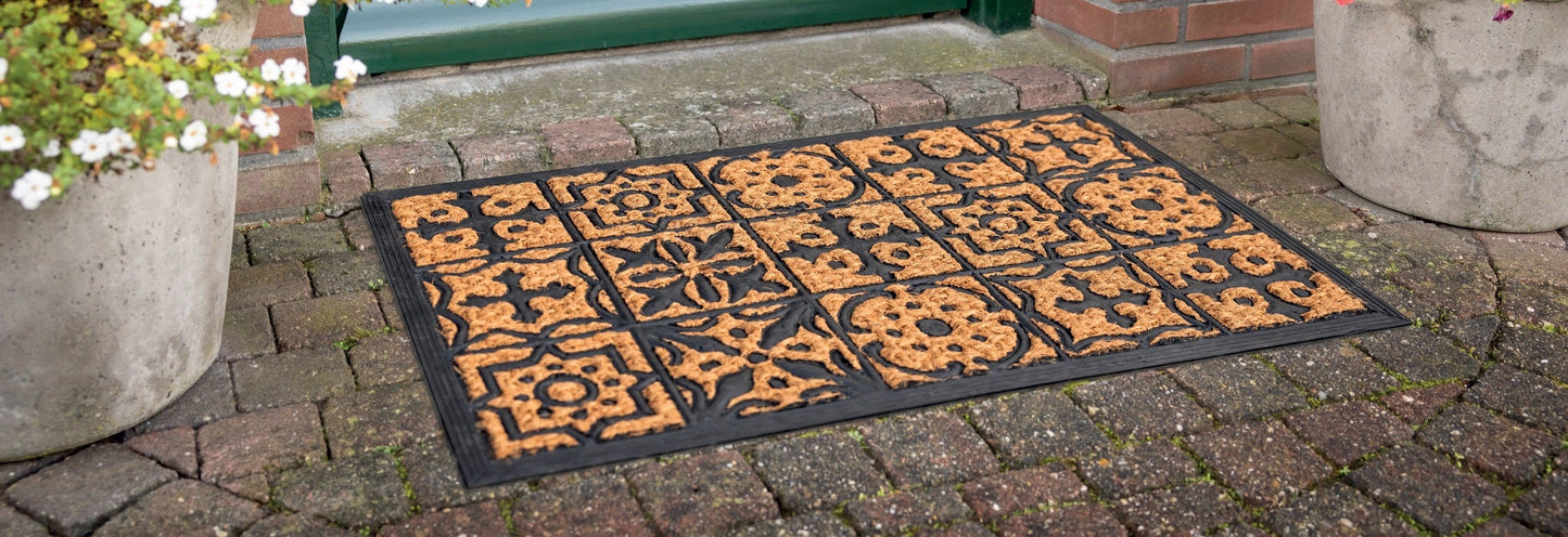 Doormat Rubber/ Coir Mosaic L