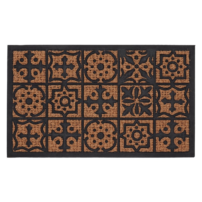 Doormat Rubber/ Coir Mosaic L