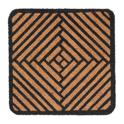 Doormat Coir Abstract Square