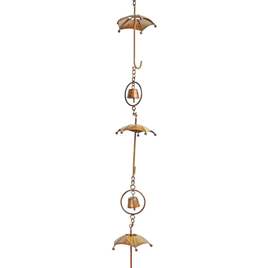 Flamed Umbrella Rain Chain