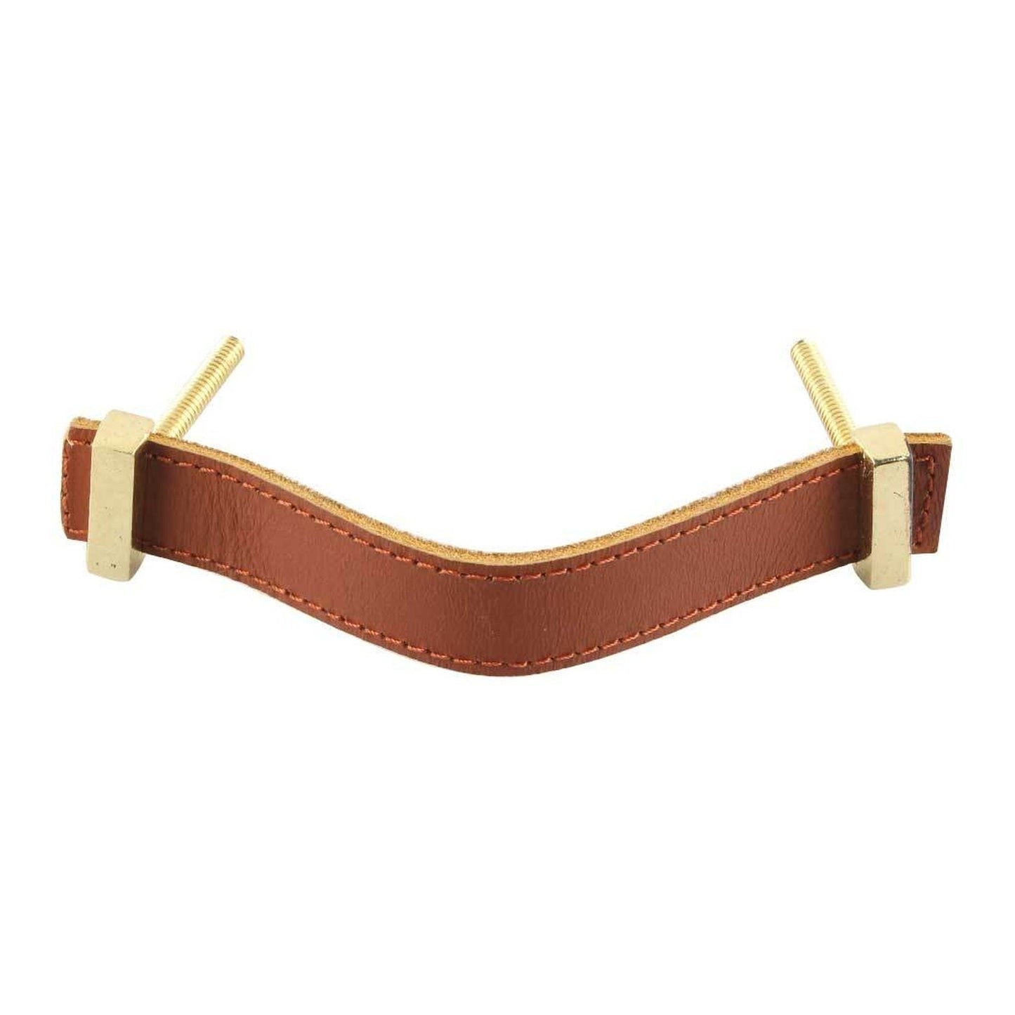 Adjustable Leather Pull, Caramel