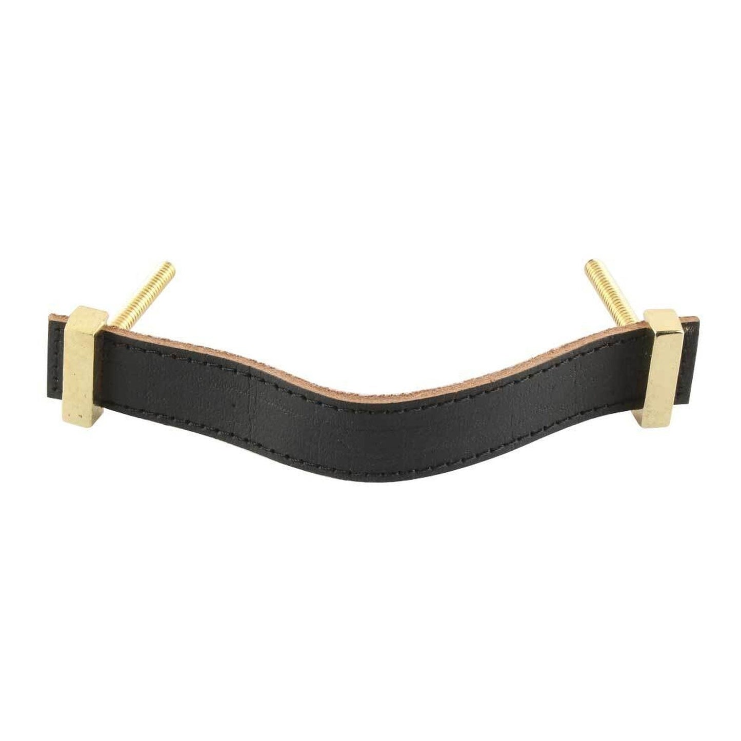 Adjustable Leather Pull, Black