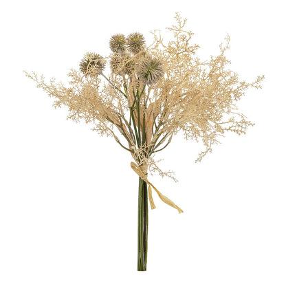 Artificial Dried-Look Flower Bouquet, Cream