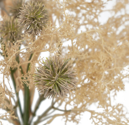 Artificial Dried-Look Flower Bouquet, Cream