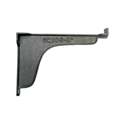 Rail Bracket, "Railway No.106-8", 6x4 in, Antique Metal