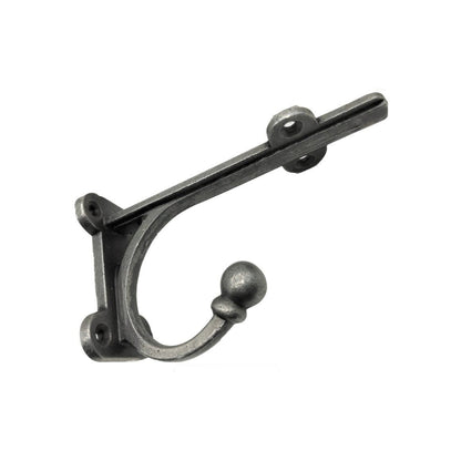 Tranby Hook Bracket, 4 inch, Antique Metal