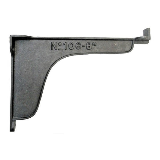 Rail Bracket, "Railway No.106-8", 8x5 in, Antique Metal