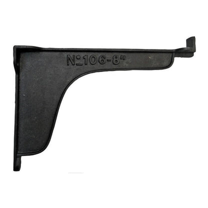 Rail Bracket, "Railway No.106-8", 8x5 in, Matte Black