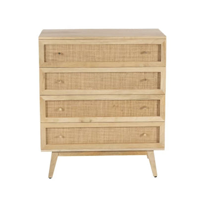 SP0302M, Raphia Chest Of Drawers, 5 Drawers, Natur