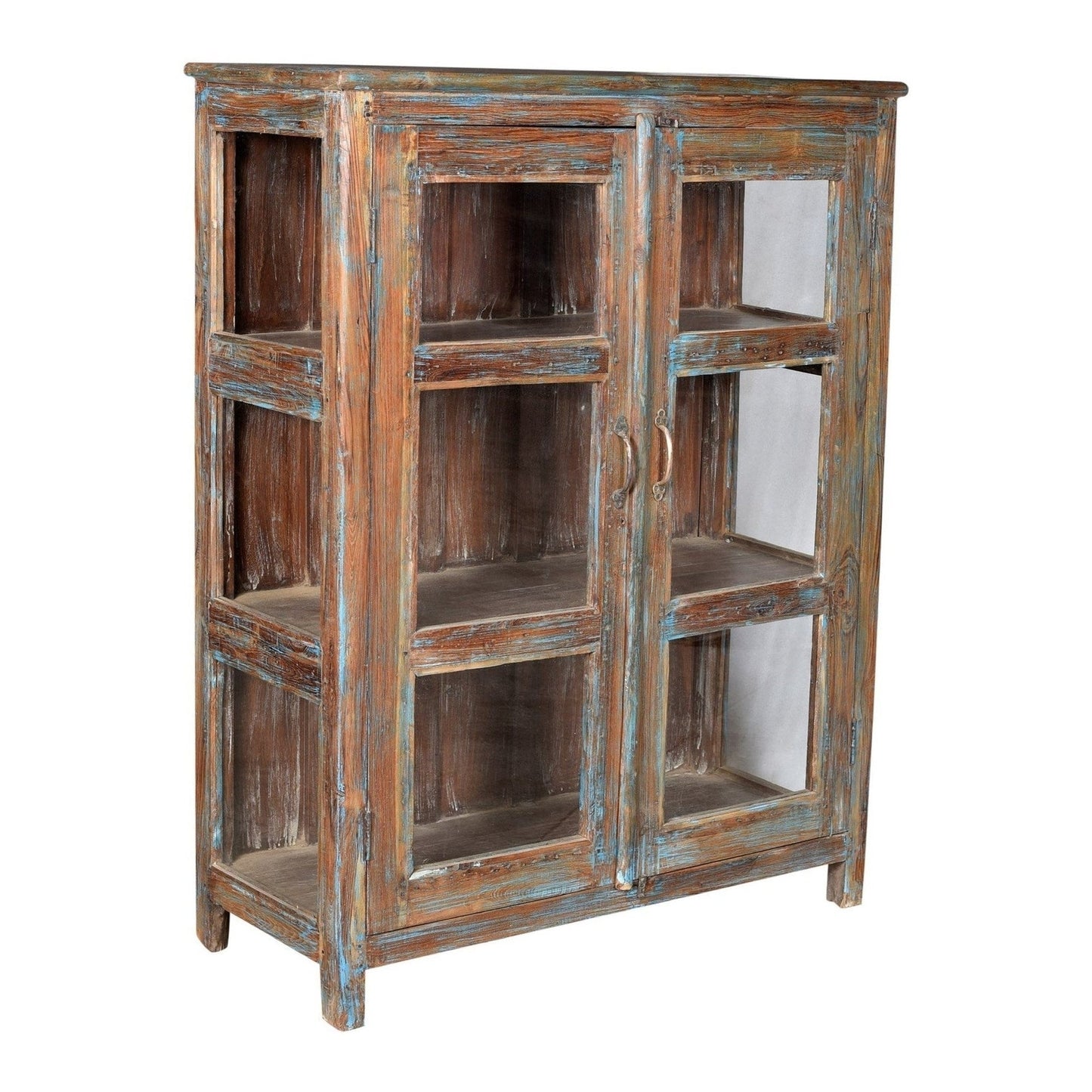 Ant. Wood Cabinet, Brown, Teak