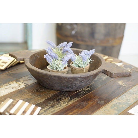 Art. Vintage Wooden Bowl **Assorted