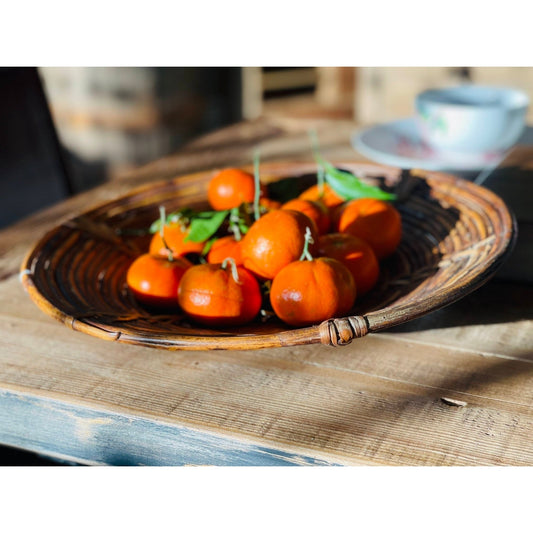 Vintage Wooden Bowl/Plate Charger