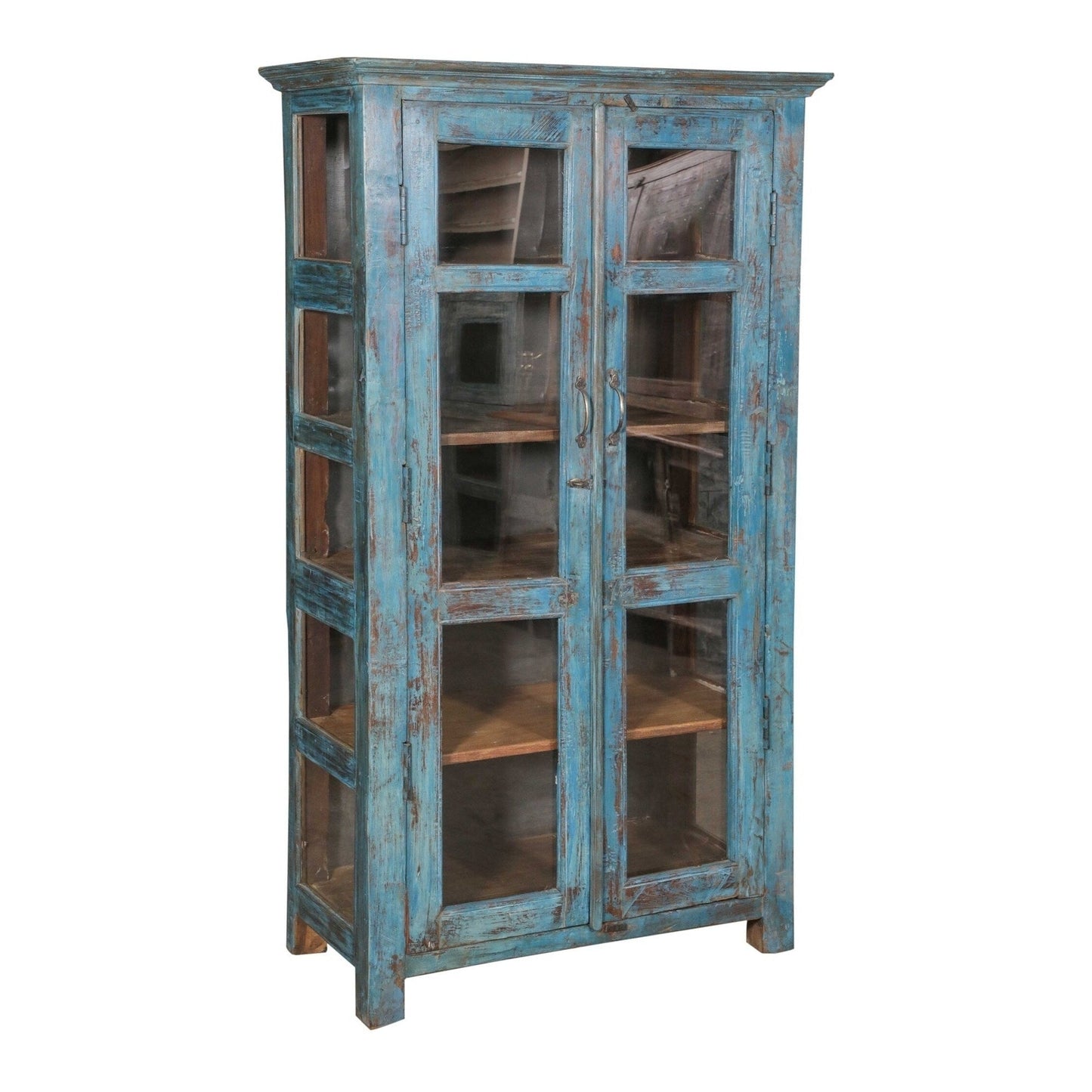 RM-062166, Wooden Cabinet With Glass