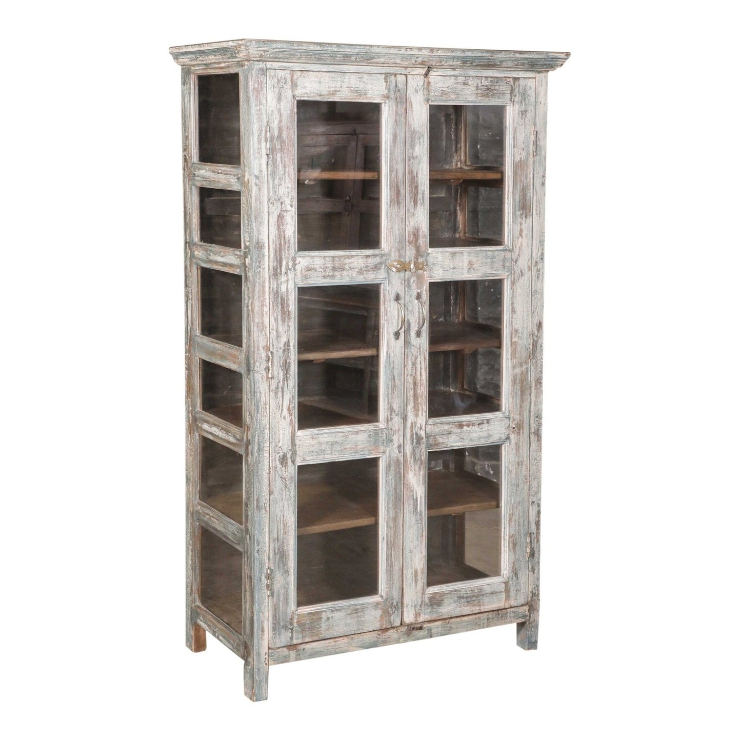 RM-062172, Wooden Cabinet With Glass