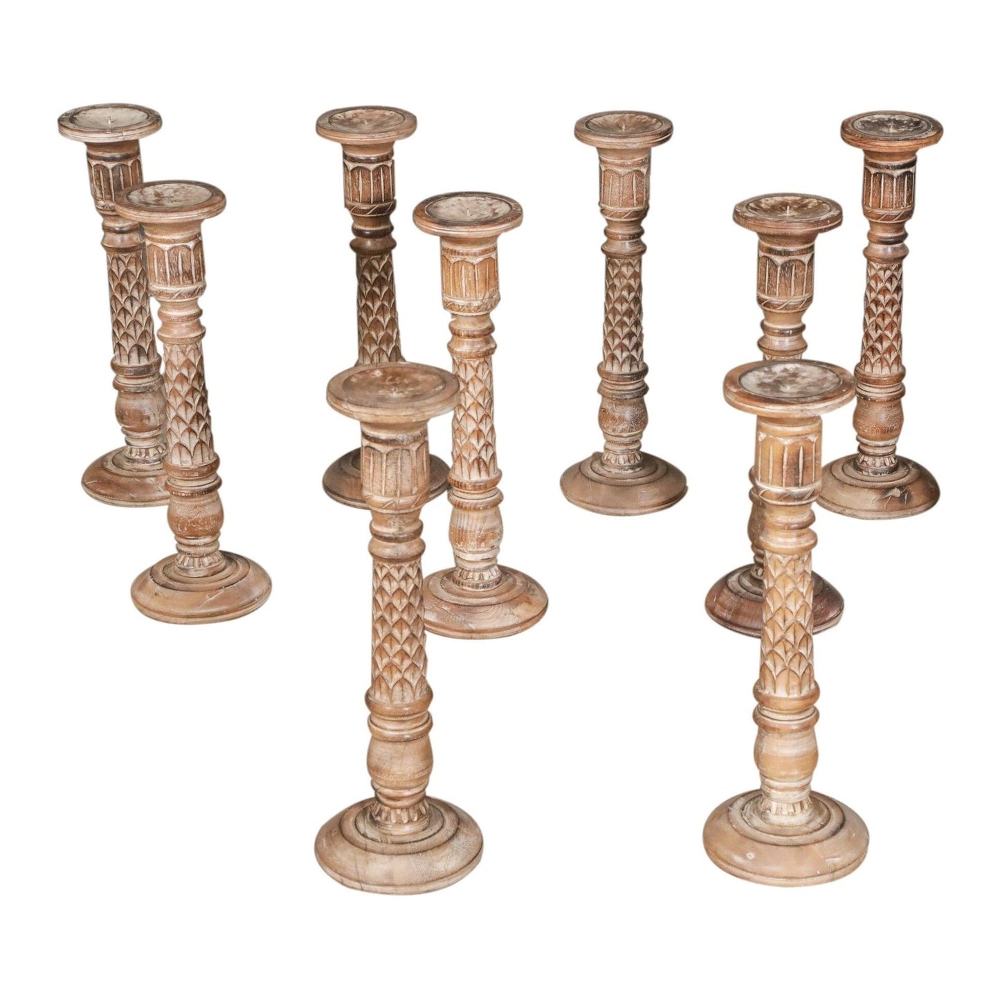 RS-070220, Art. Wooden Candle Stand