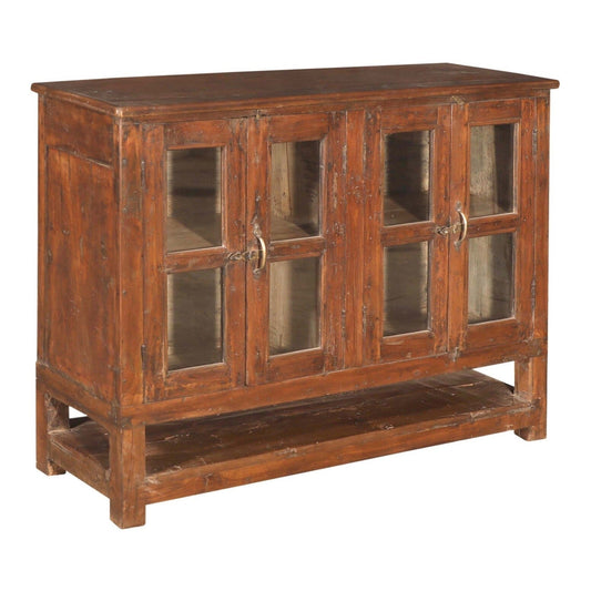 RM-060334, Wooden Cabinet With Glass