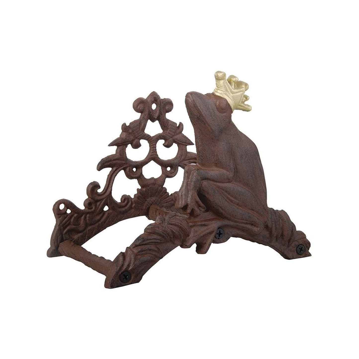 Hoseholder Frog King Antique Rust