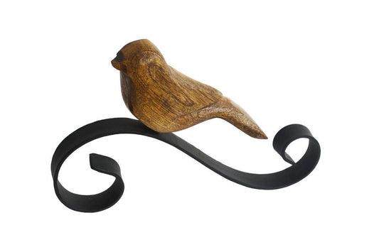 Birdie W/ Curled Iron Stand Natural, 30% Off, (YVR Showroom